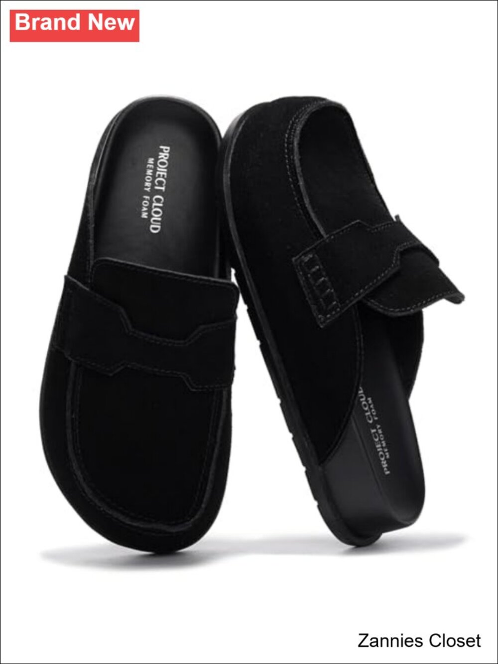 ✨ Project Cloud 100% Genuine Leather Slip On Womens Clogs - Fall Mules for Women